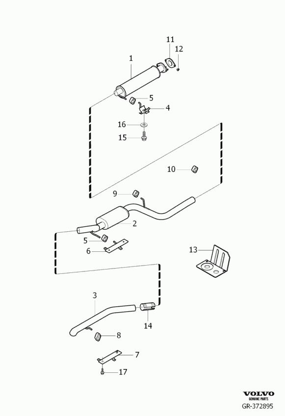 FORD 30676823 - Suport, toba esapament allinparts.ro