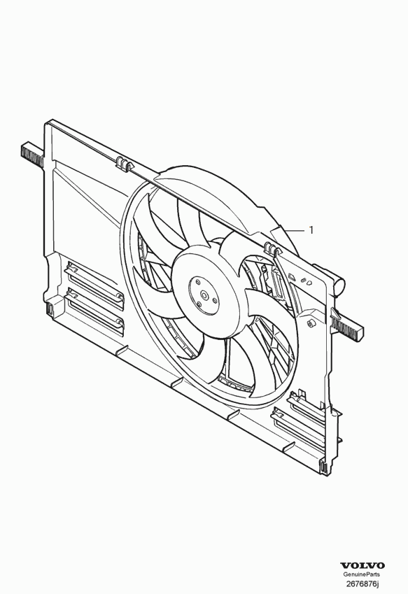 FORD 31261987 - Ventilator, radiator allinparts.ro