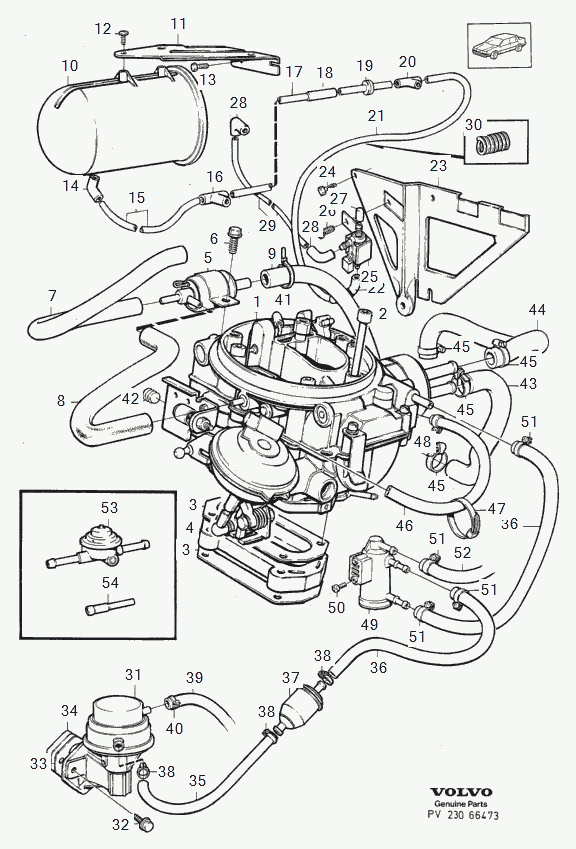 Volvo 464728 - Filtru combustibil allinparts.ro