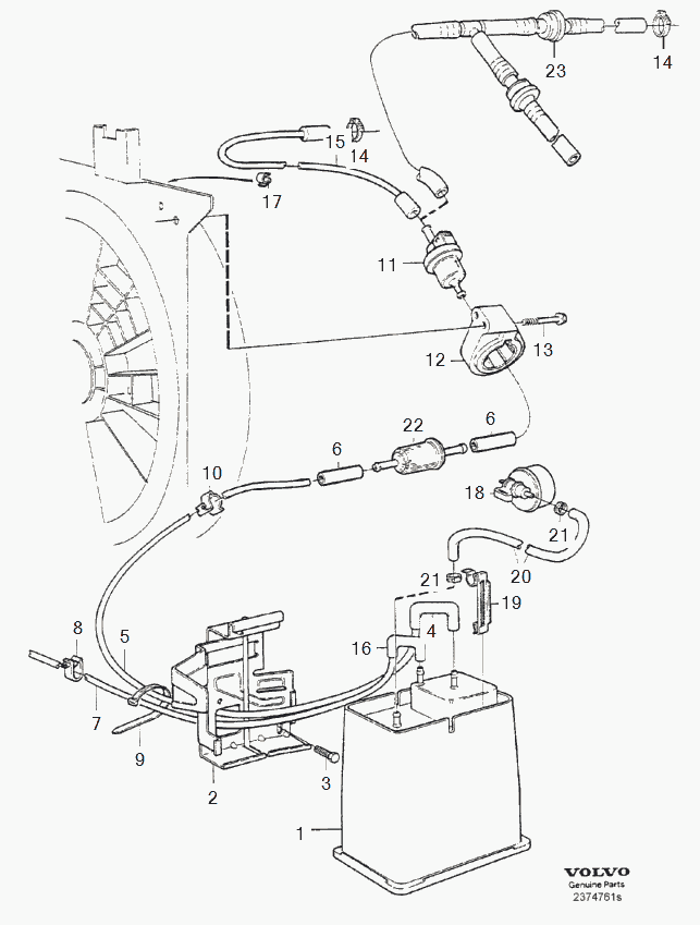 Volvo 9186744 - Filtru combustibil allinparts.ro