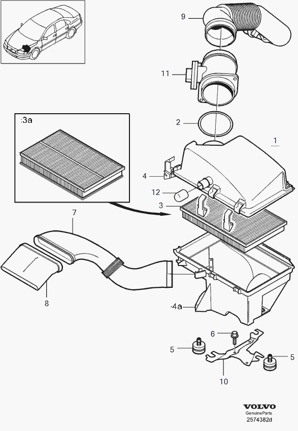 Volvo 9186361 - Filtru aer allinparts.ro
