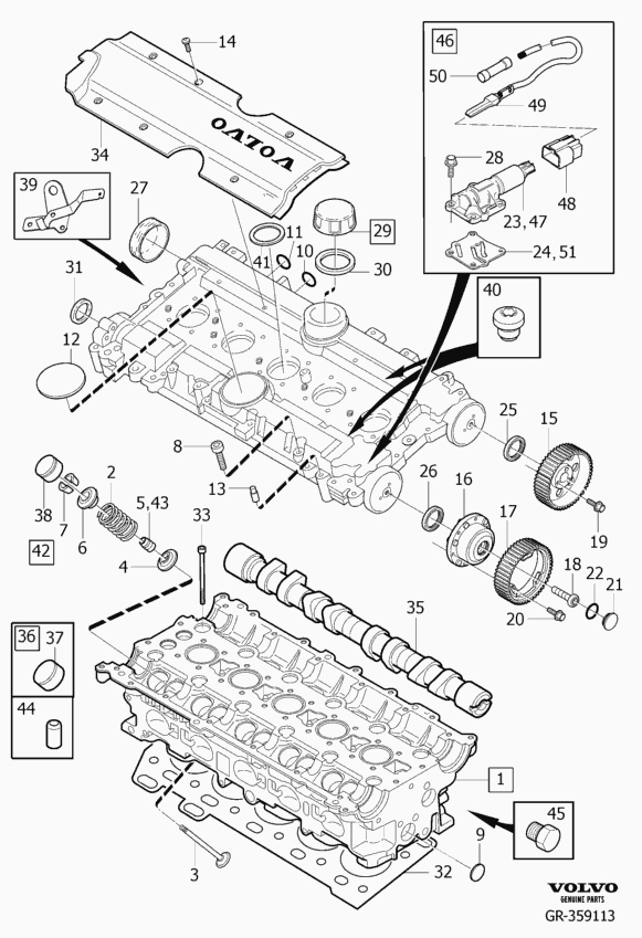 Volvo 9 443 787 - Etansare, supape allinparts.ro