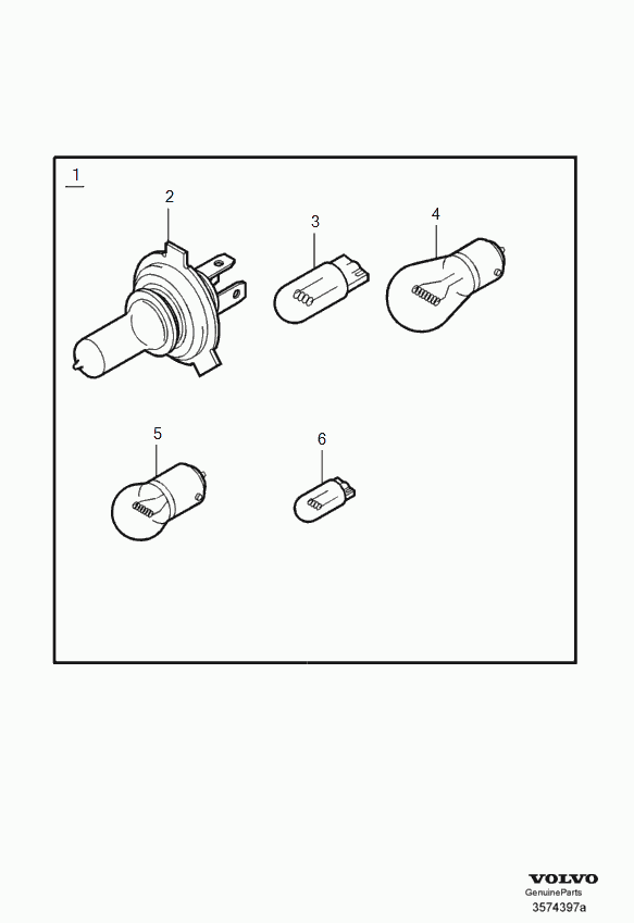 Volvo 989828 - Bec incandescent, bec lumina zi allinparts.ro