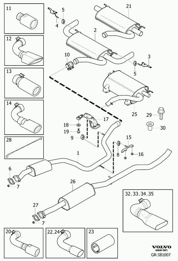 DAF 30657359 - Suport, toba esapament allinparts.ro