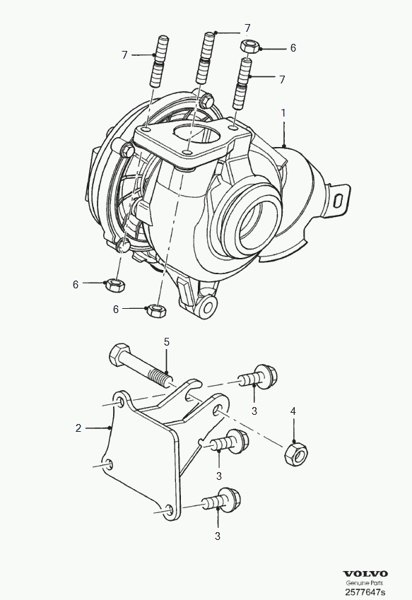 Volvo 36002265* - Compresor,sistem de supraalimentare allinparts.ro