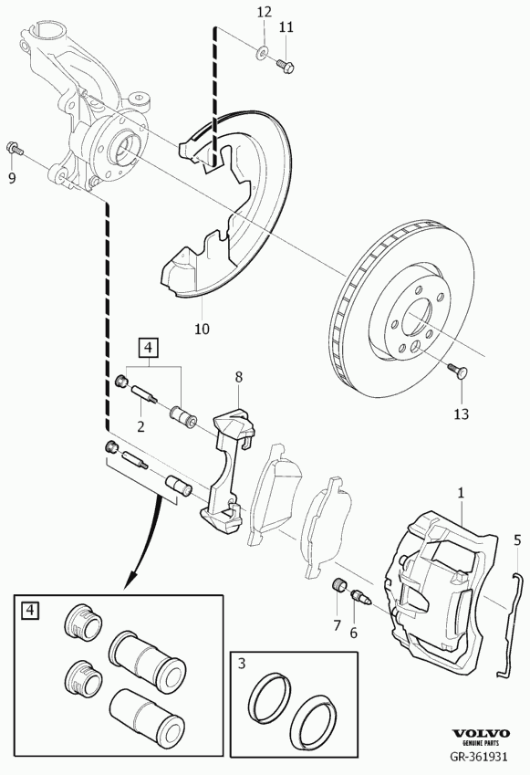 Volvo 36000375 - Etrier frana allinparts.ro