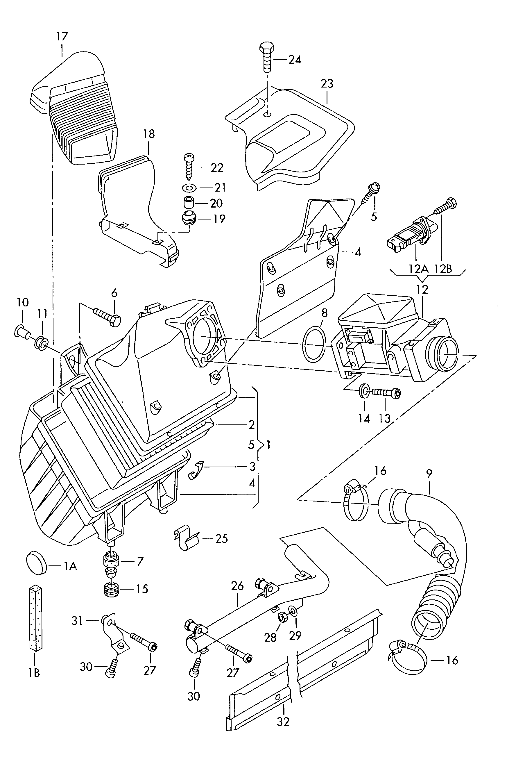 VAG 06A906461N - Senzor debit aer allinparts.ro