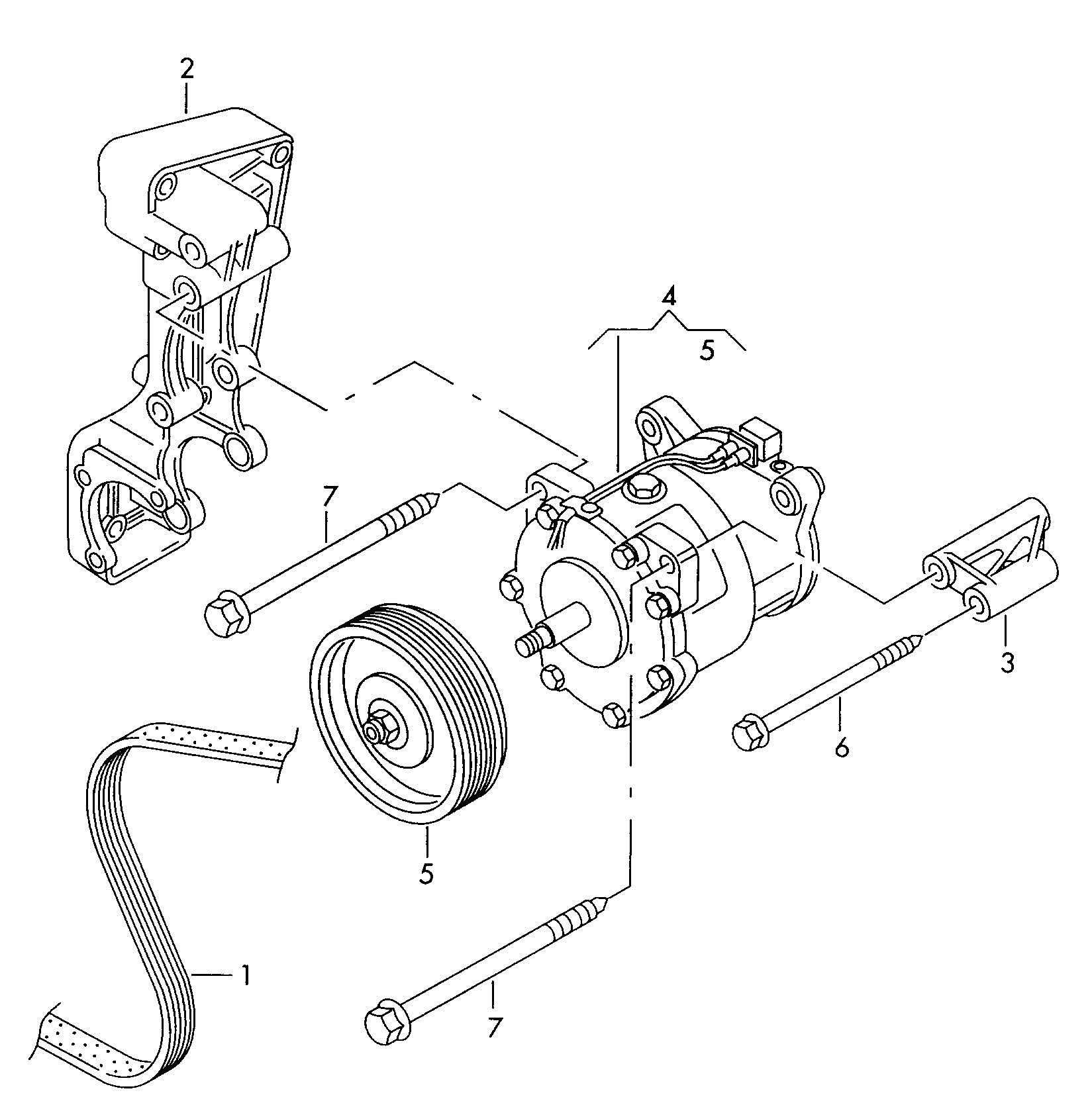 VAG 7D0820805E - Compresor, climatizare allinparts.ro