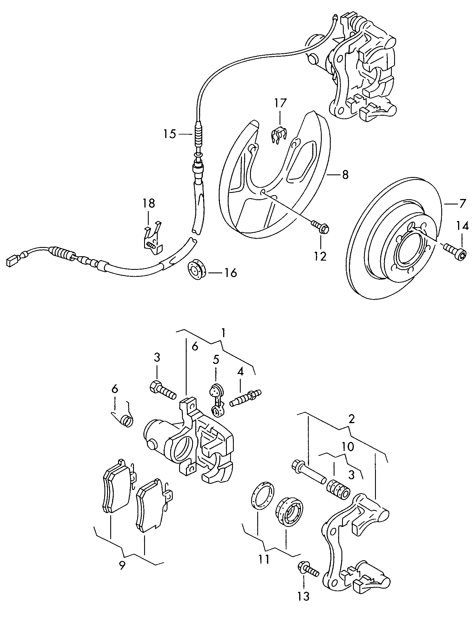 VAG 7M0 615 423 - Etrier frana allinparts.ro