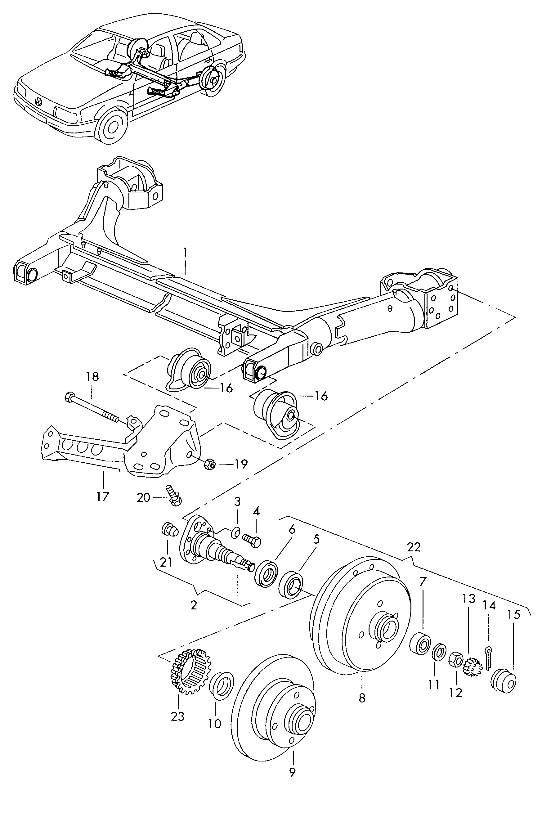 VAG 311 405 645 - Set rulment roata allinparts.ro