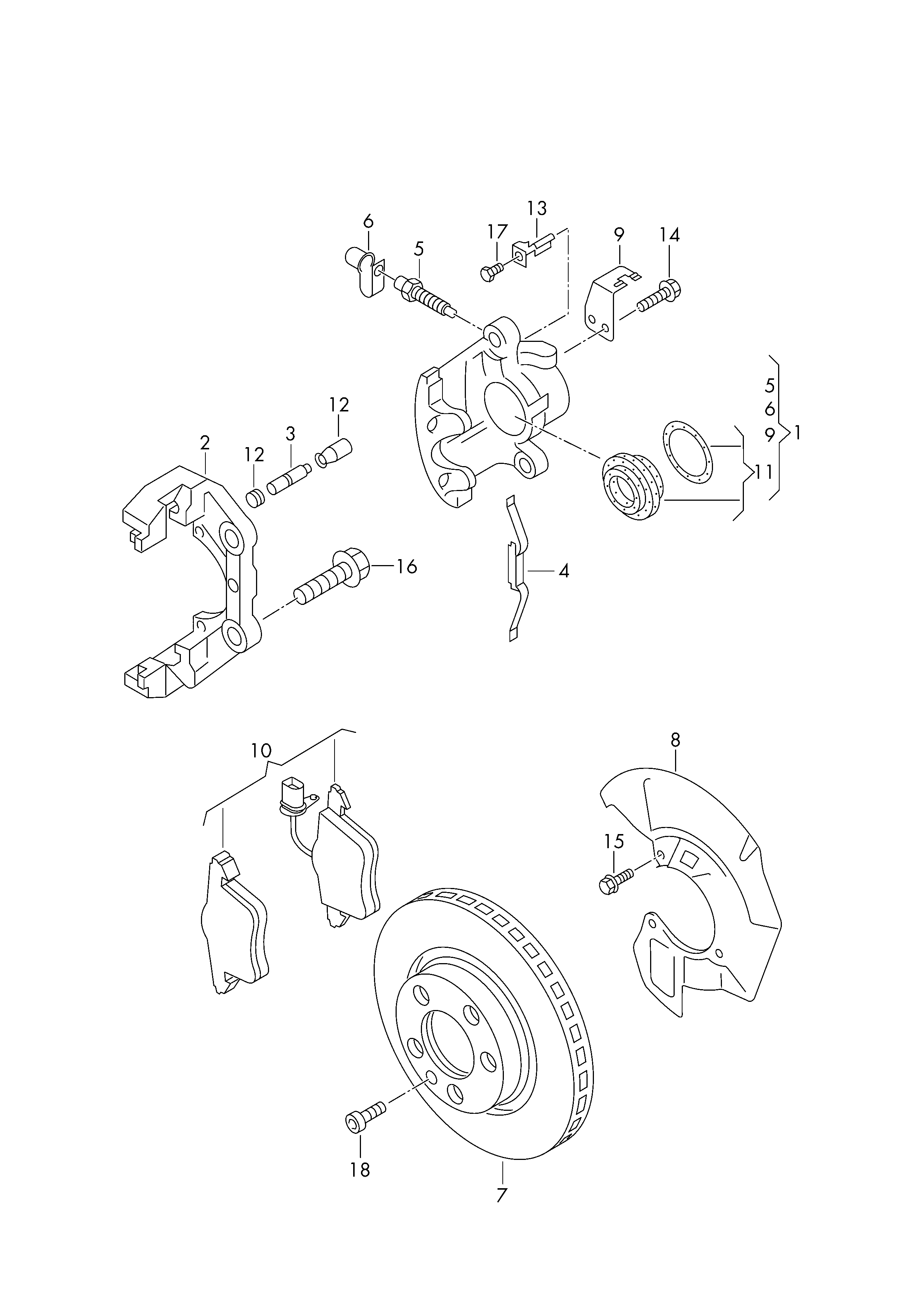 VAG 4F0 615 273 - Surub aerisire, cilindru receptor frana allinparts.ro
