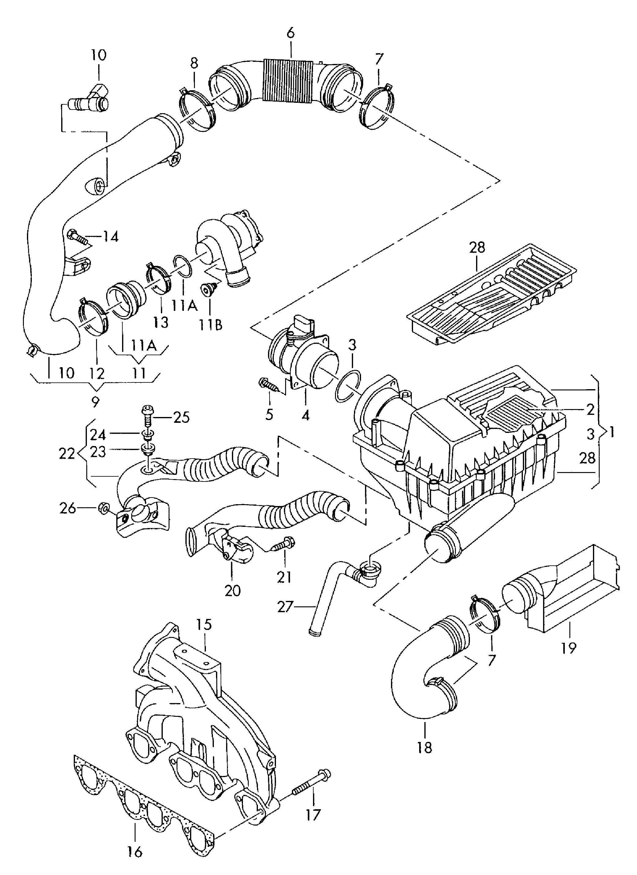 VAG 038906461B - Senzor debit aer allinparts.ro