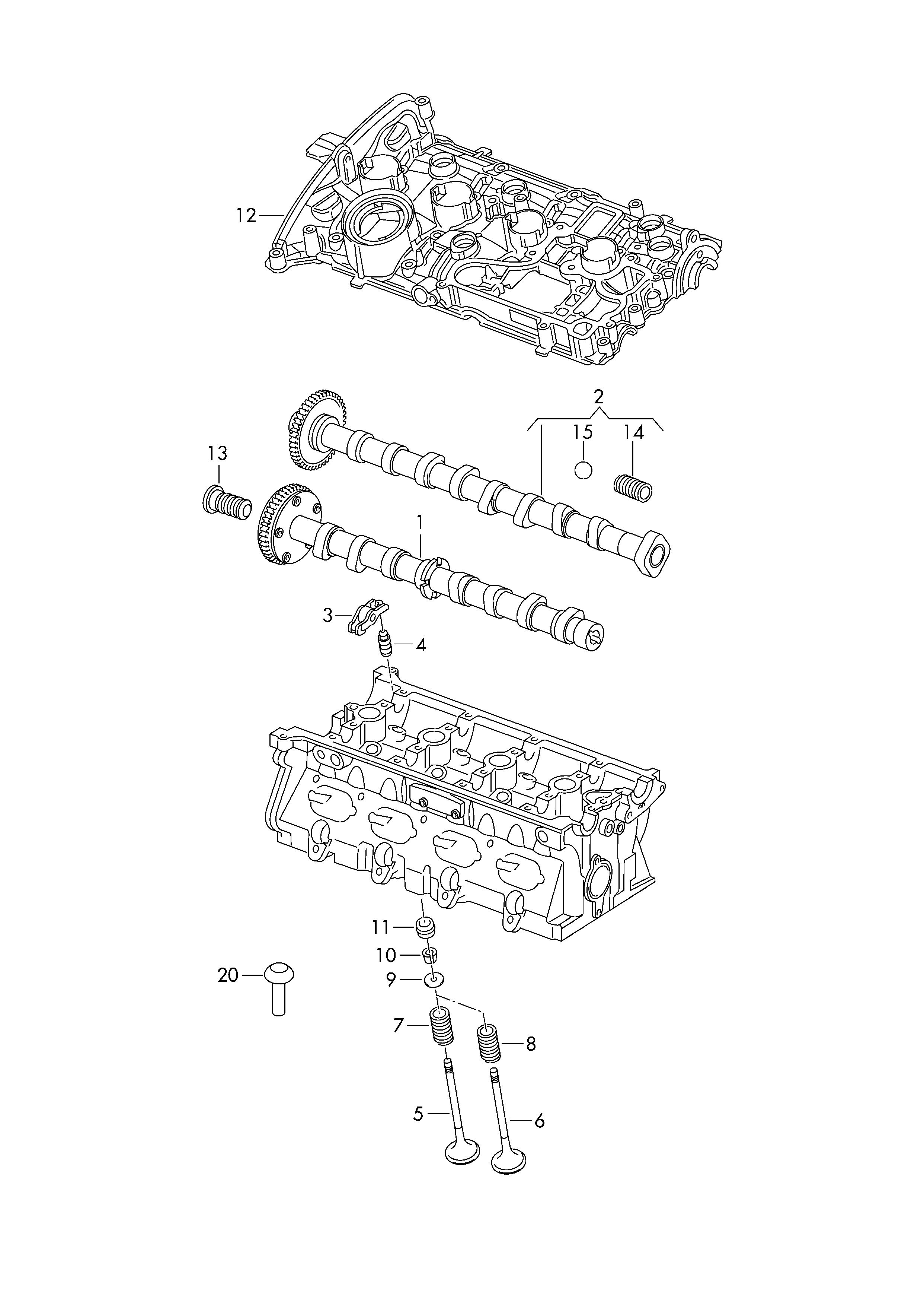 VAG 06H109021K - VAG 06H109021K - Ax cu came allinparts.ro