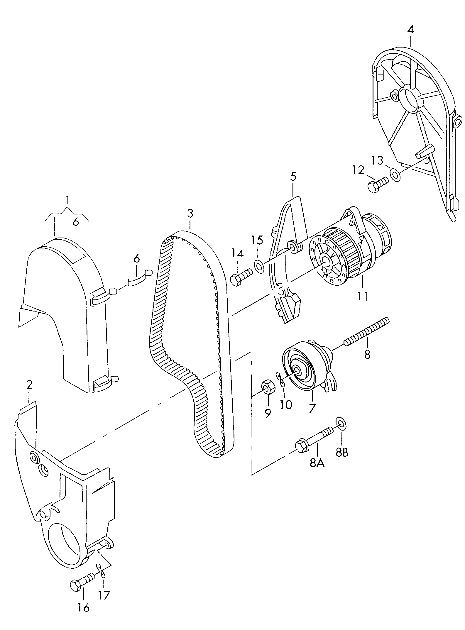 VAG 030109127H - Curea de distributie allinparts.ro