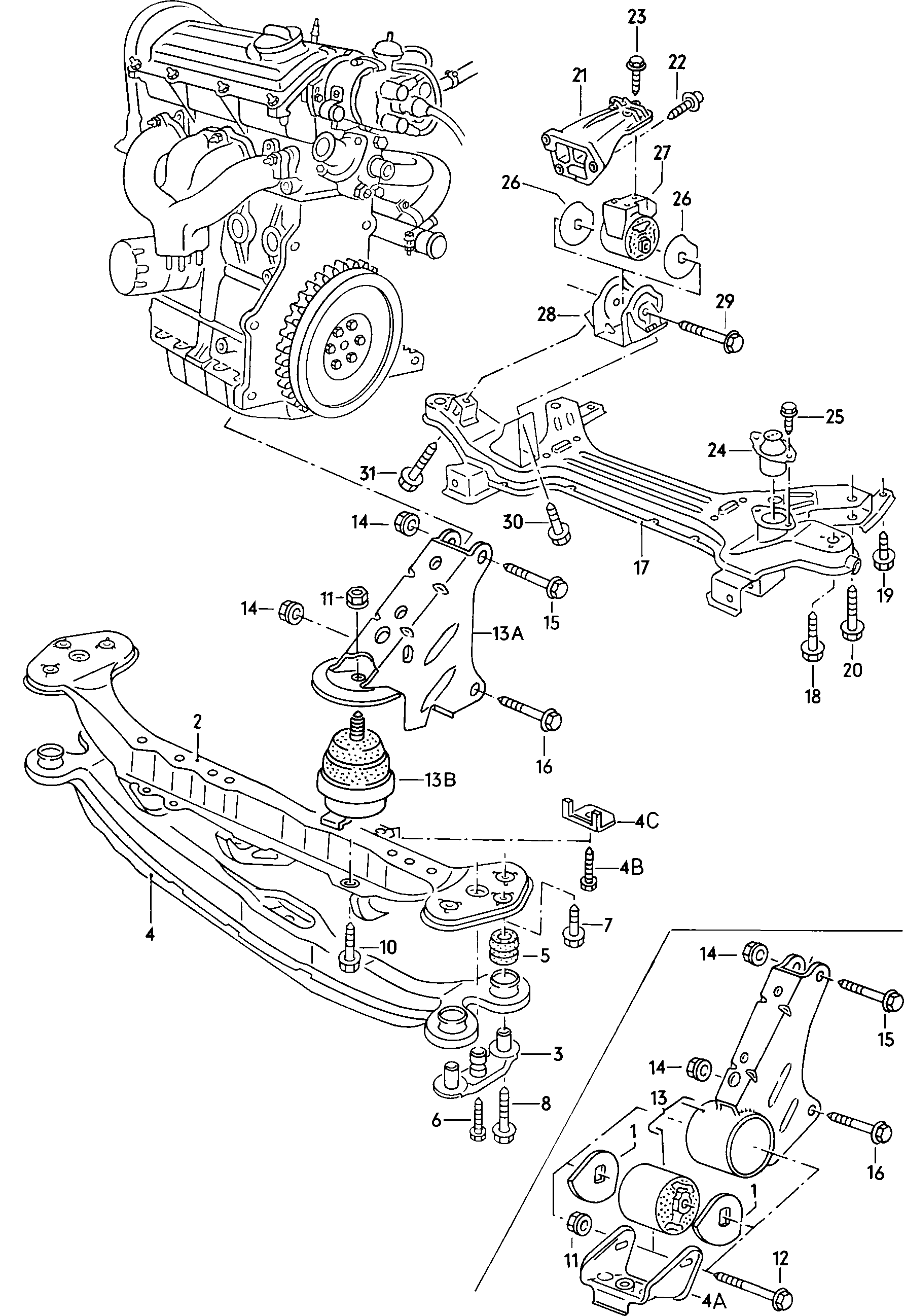 VAG N 902 264 04 - Set reparatie, suspensie allinparts.ro