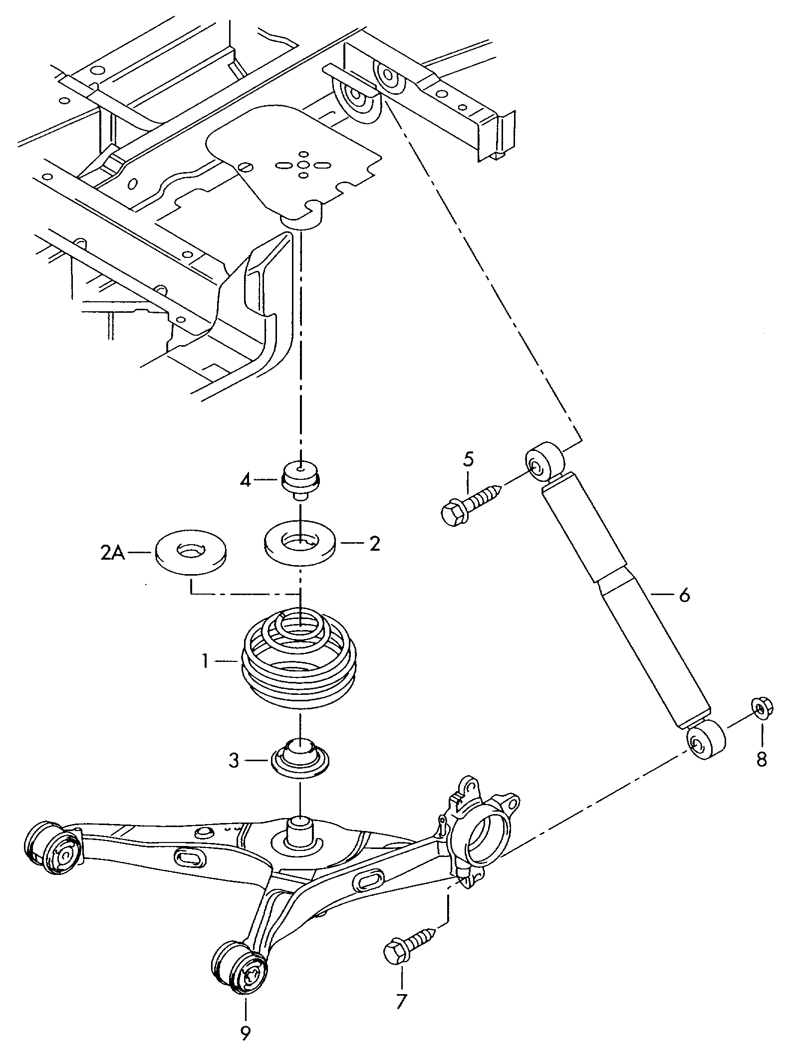 VAG 7H0513029E - Amortizor allinparts.ro