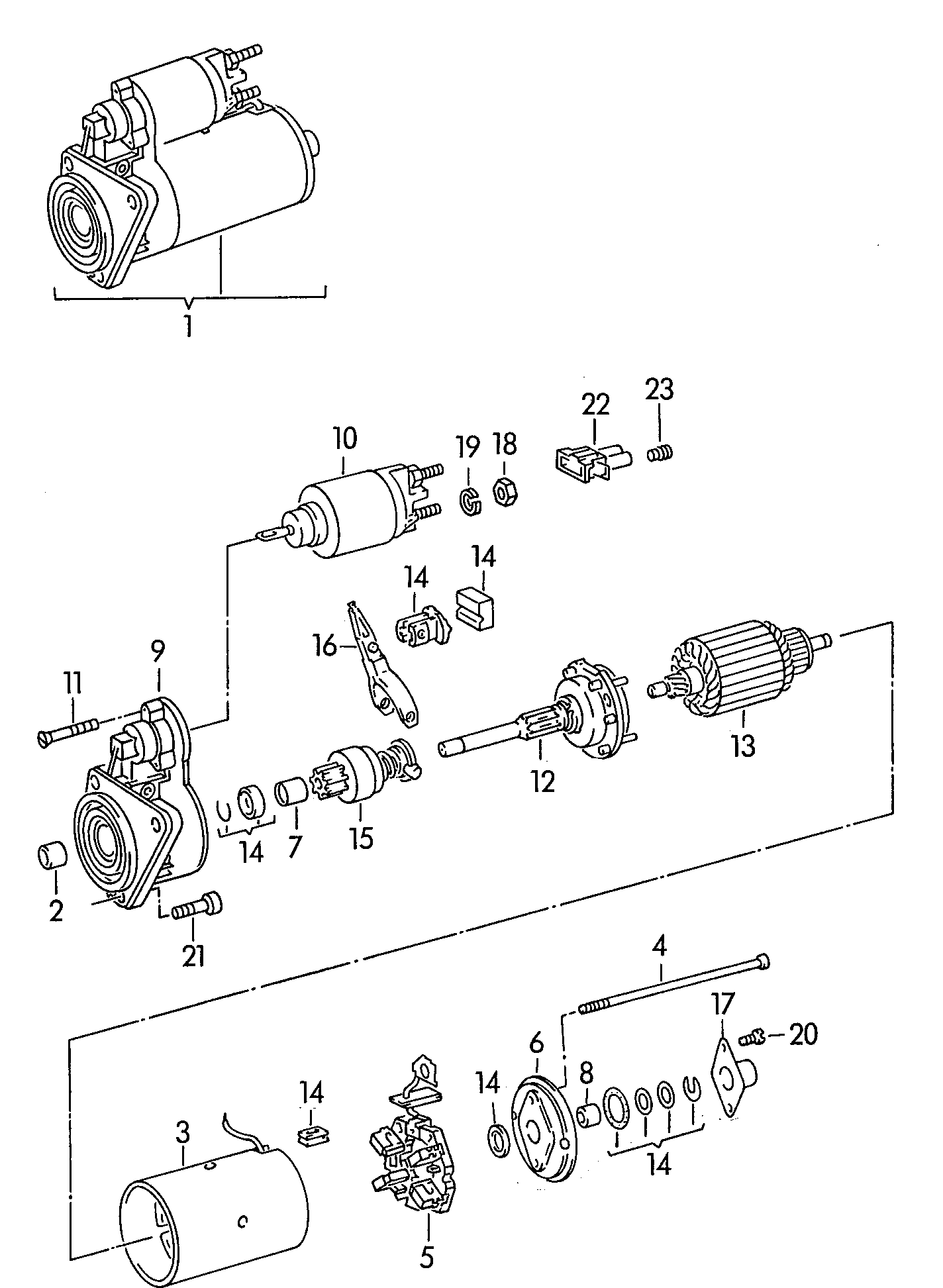 VAG 02T 911 023 H - Starter allinparts.ro