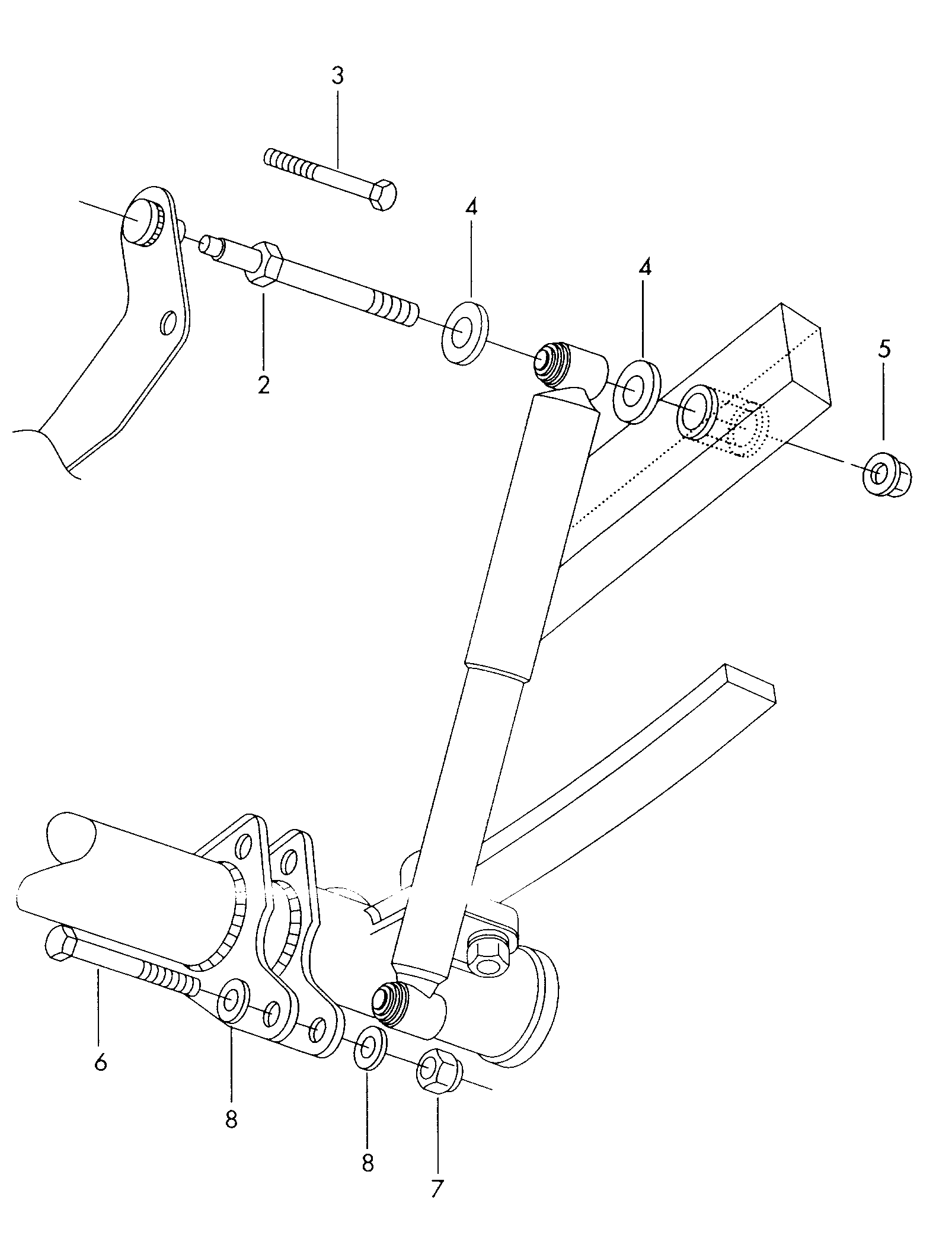 VAG 2D0513029N - Amortizor allinparts.ro