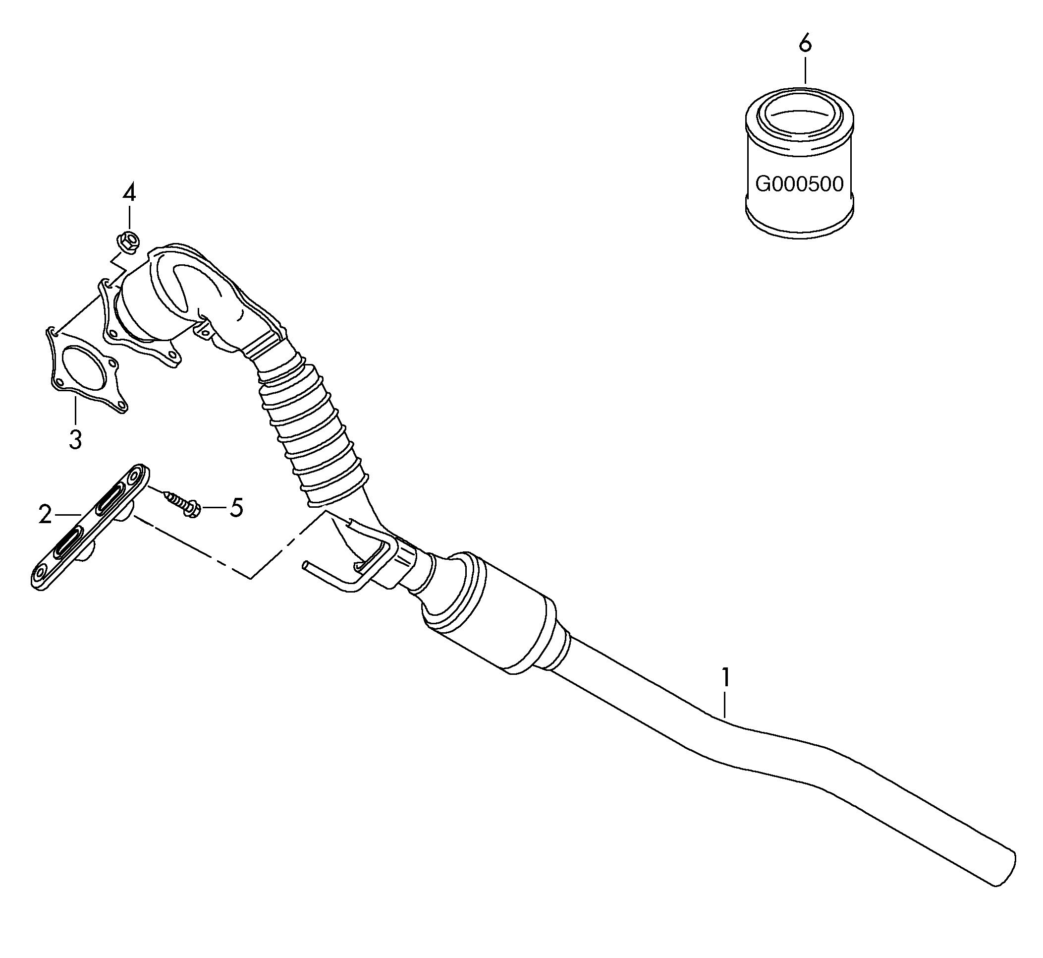 VAG 5N0254501MX - Catalizator allinparts.ro