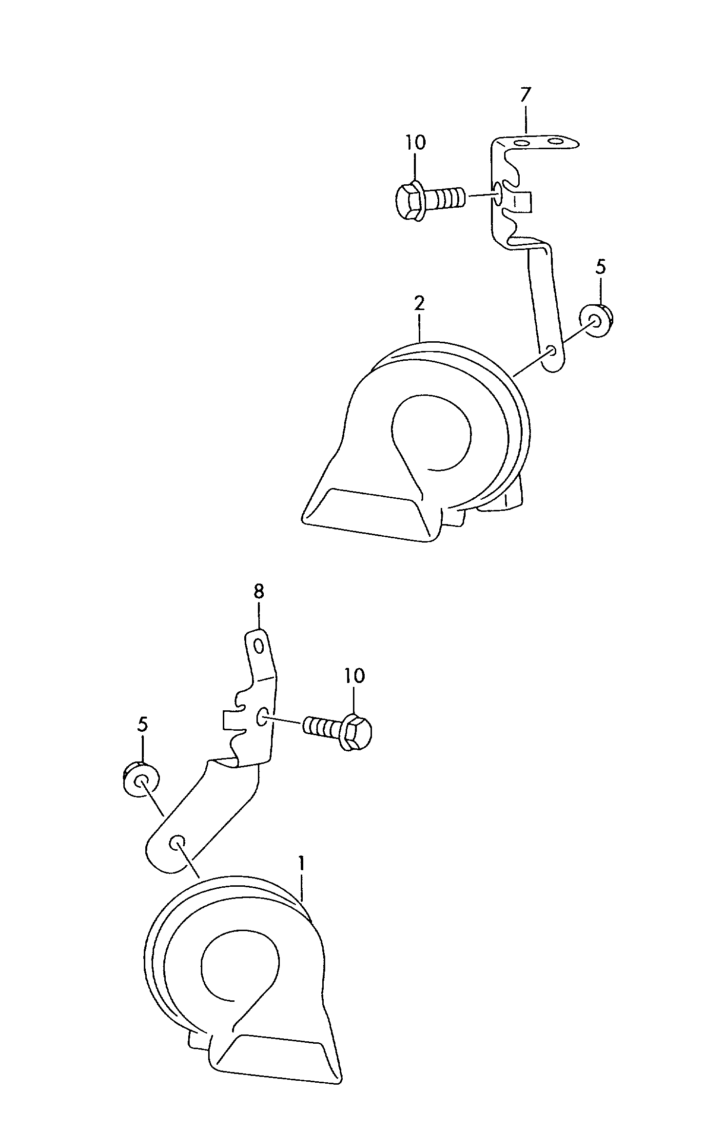 VAG 5N0951221B - Claxon allinparts.ro