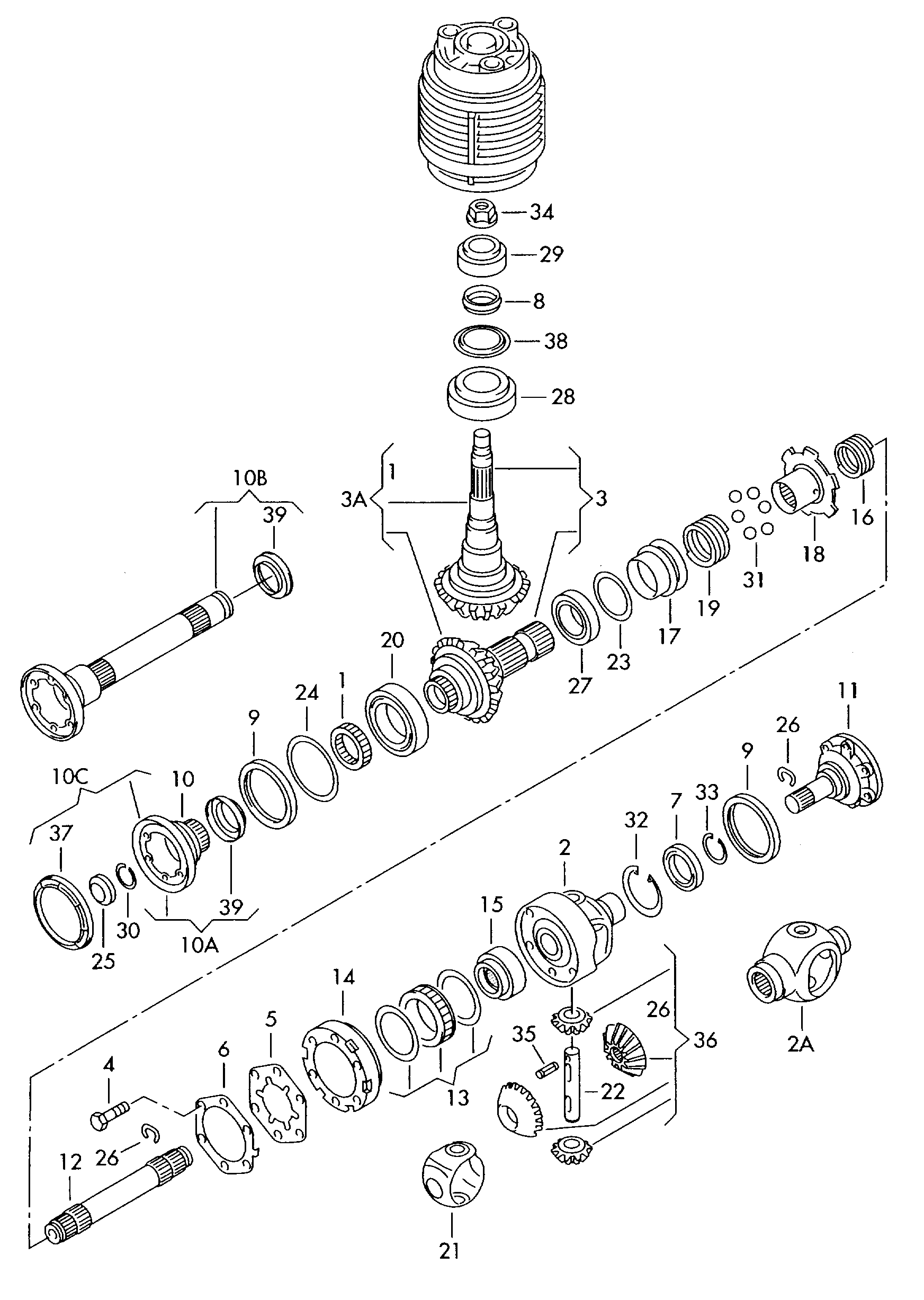 VAG 091517185B - Set rulment roata allinparts.ro