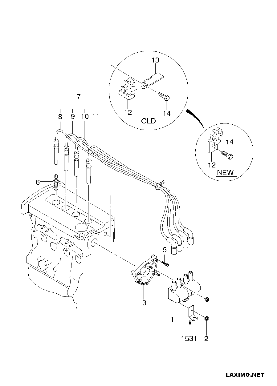 GM 96350585 - Bobina de inductie allinparts.ro