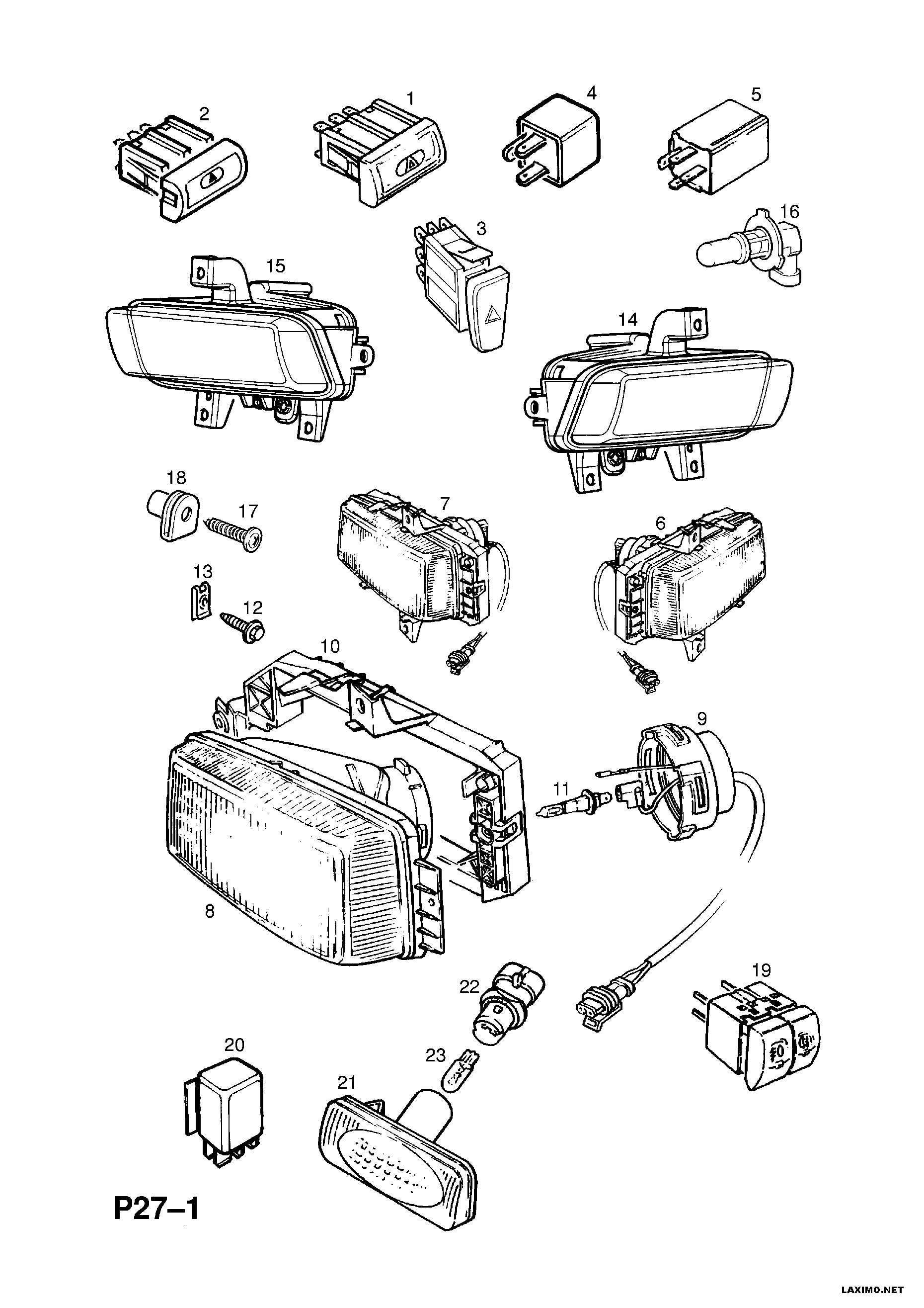 PSA 12 26 934 - Modul semnalizare allinparts.ro