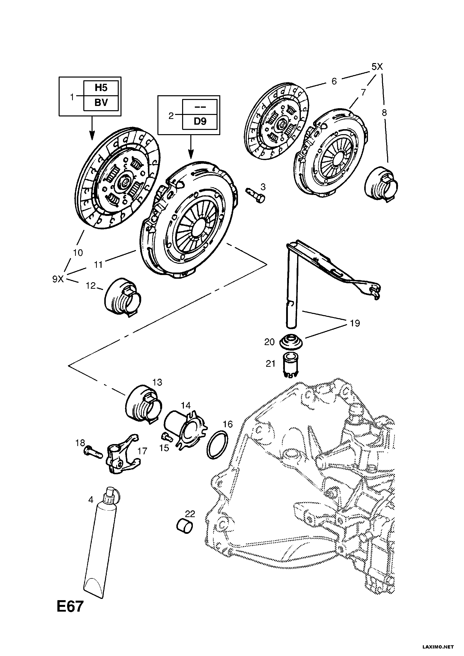 PSA 6 66 119 - Placa presiune ambreiaj allinparts.ro