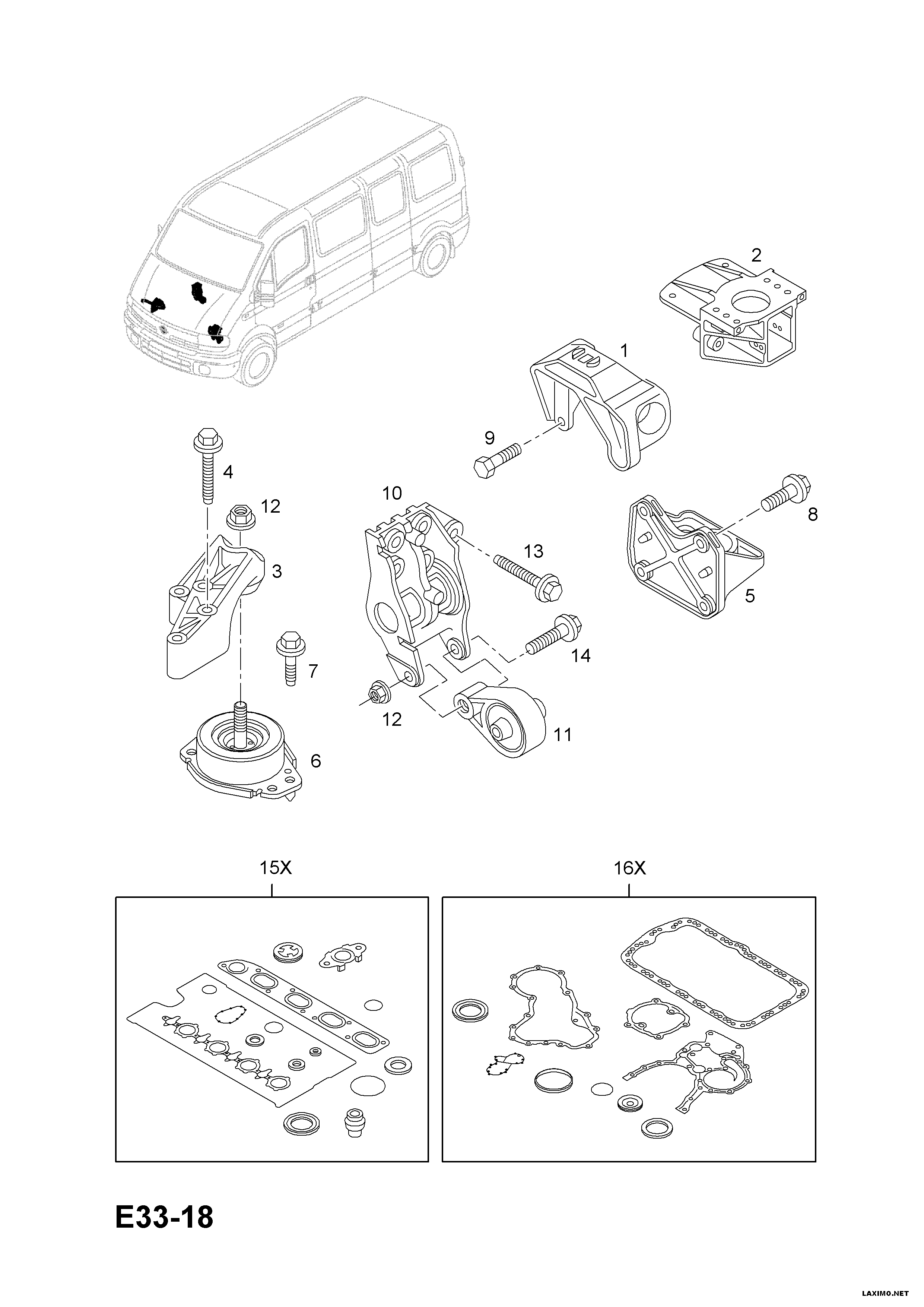 PSA 44 03 351 - Suport motor allinparts.ro