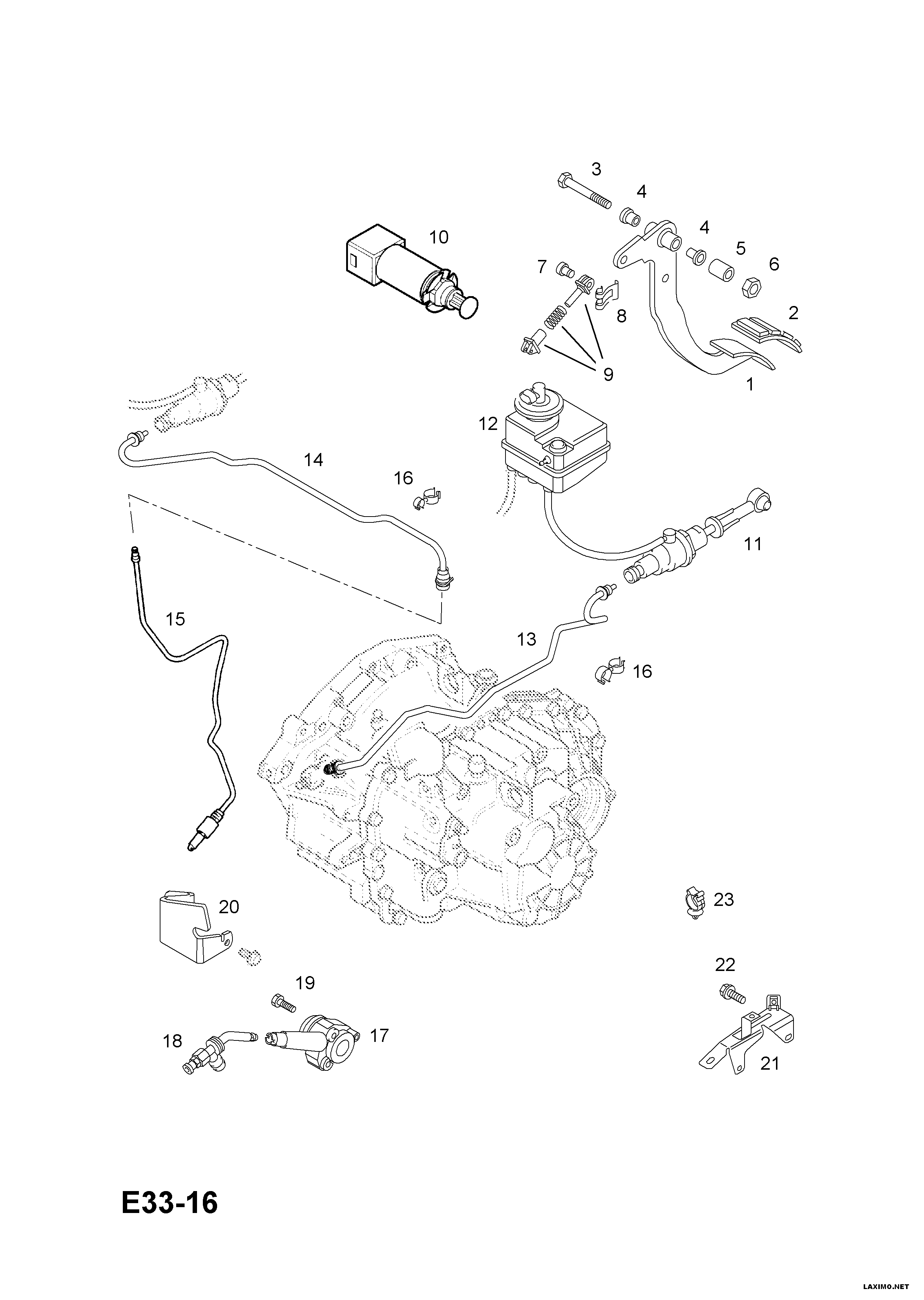 PSA 44 52 962 - Rulment de presiune, ambreiaj allinparts.ro