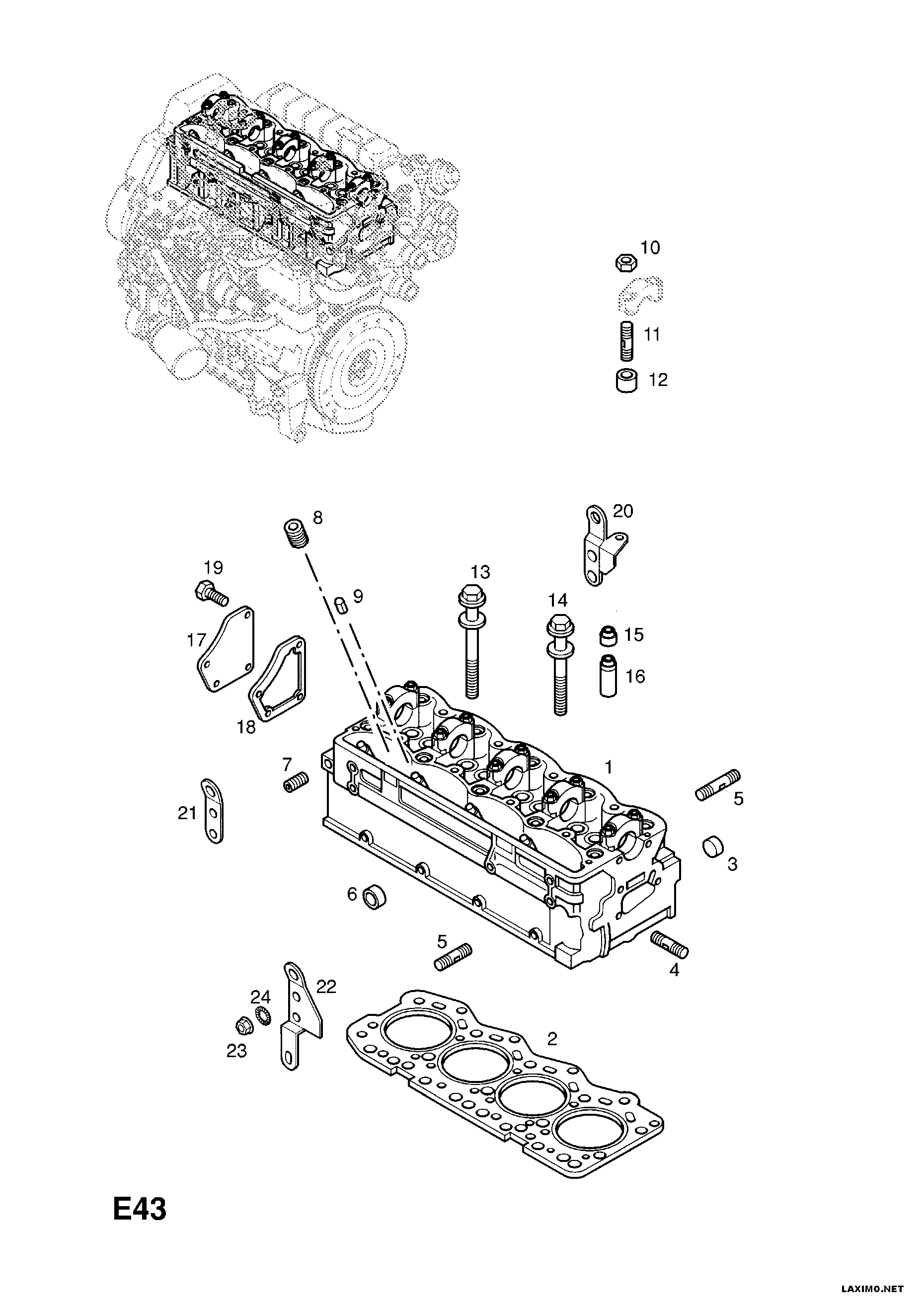 PSA 44 00 178 - Set surub, chiulasa allinparts.ro