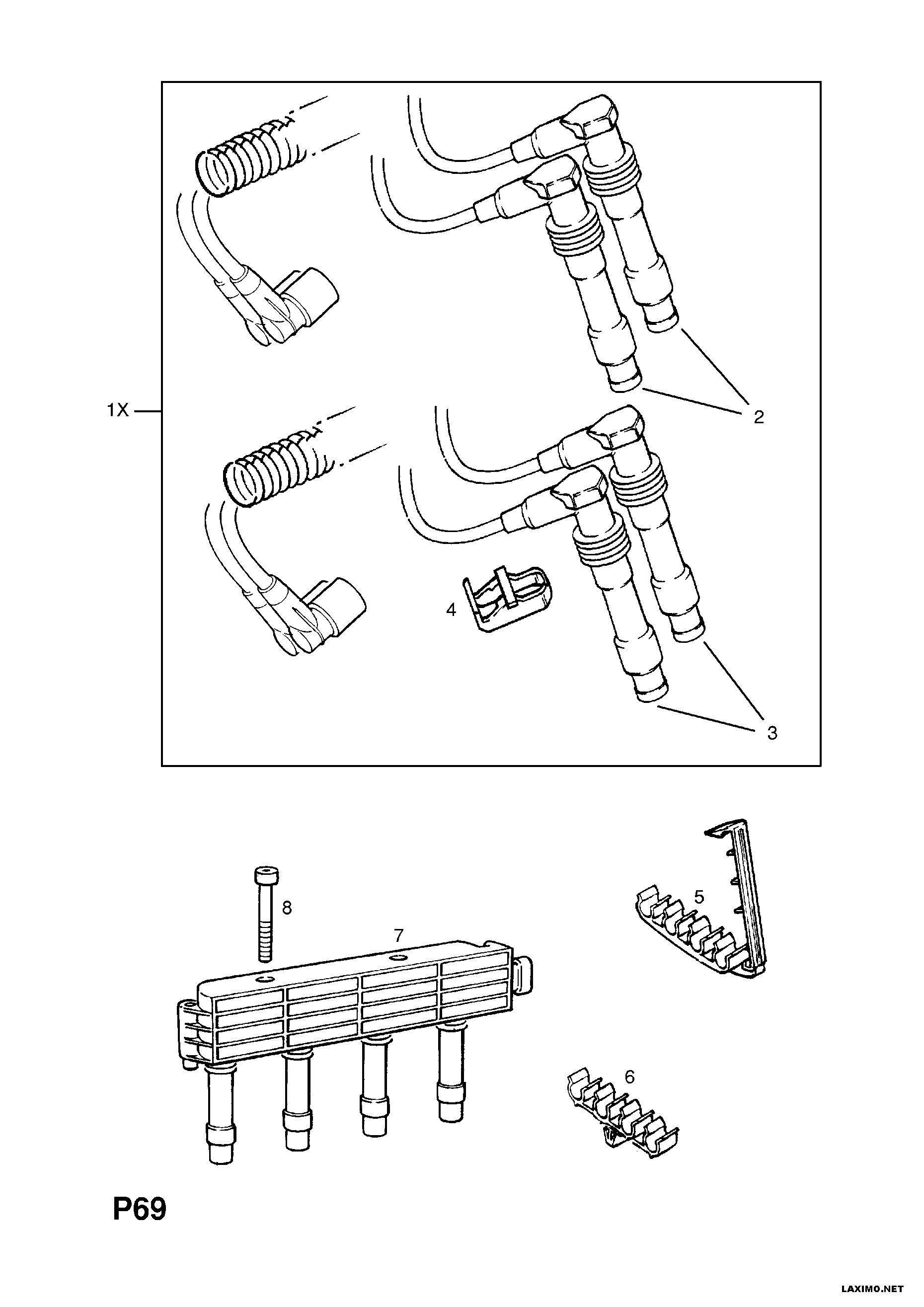 GM 12 08 307 - Bobina de inductie allinparts.ro