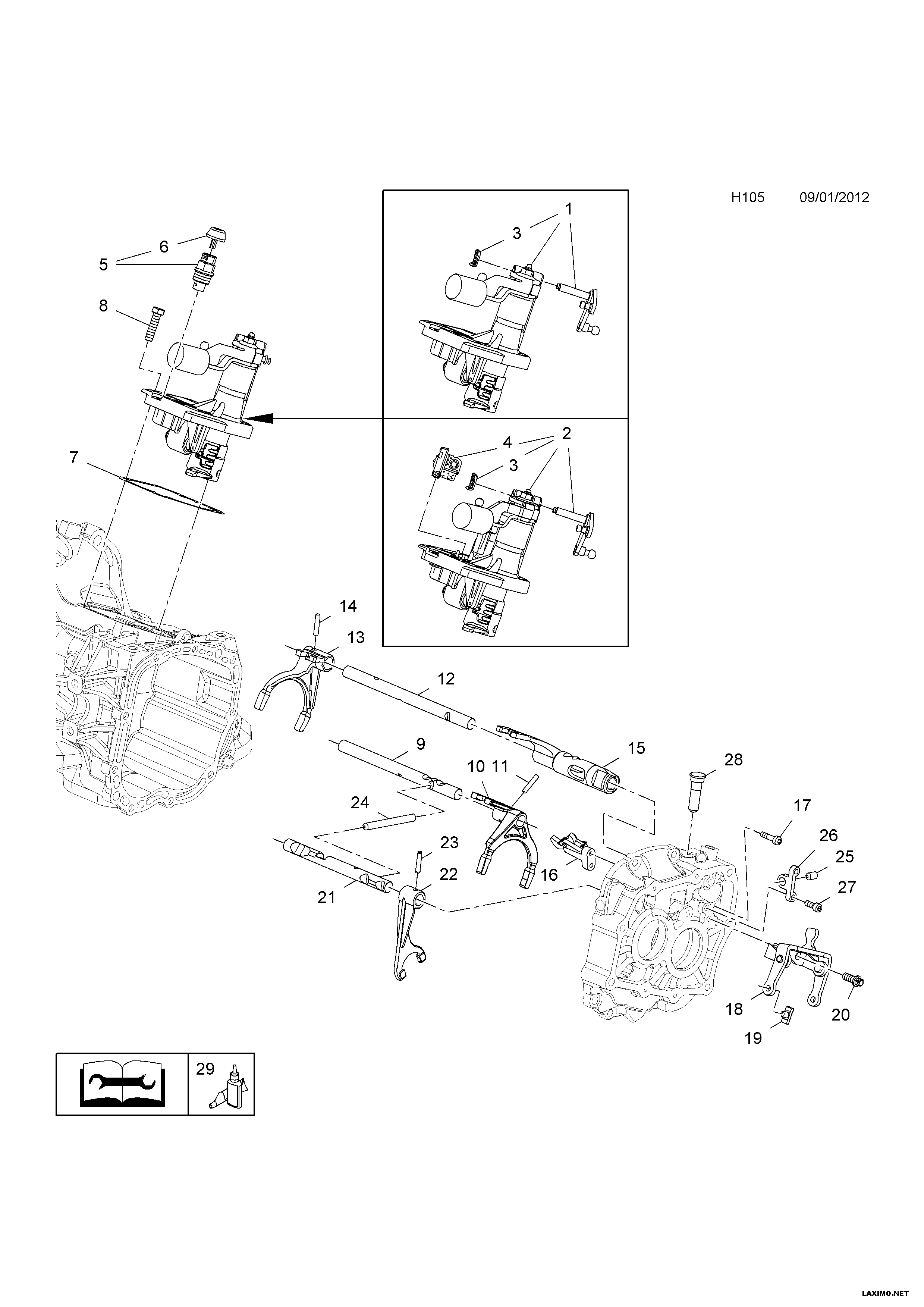 Manitou 7 02 284 - Starter allinparts.ro